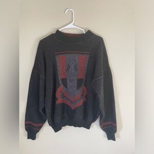 Men's vintage Porto cruz Wool Eclectic Grandpa Crewneck Sweater XL NWOT